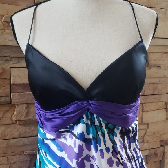 Cache Satin Cocktail Dress - Picture 2 of 6